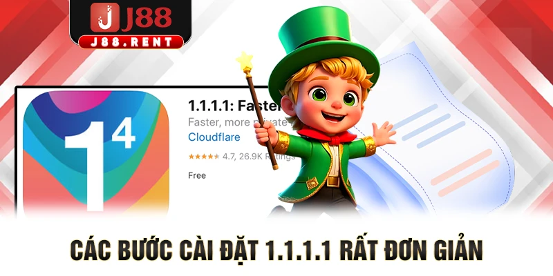 Các bước cài đặt 1.1.1.1 rất đơn giản